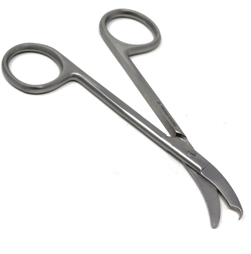 Premium Quality Suture Northbent Stitch Curved Scissors 4.5