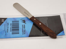 Load image into Gallery viewer, 3&quot; Blade Lab Spatula With Rivetted Wooden Handle and Stainless Steel Blade
