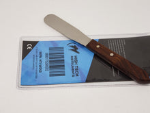 Load image into Gallery viewer, 3&quot; Blade Lab Spatula With Rivetted Wooden Handle and Stainless Steel Blade
