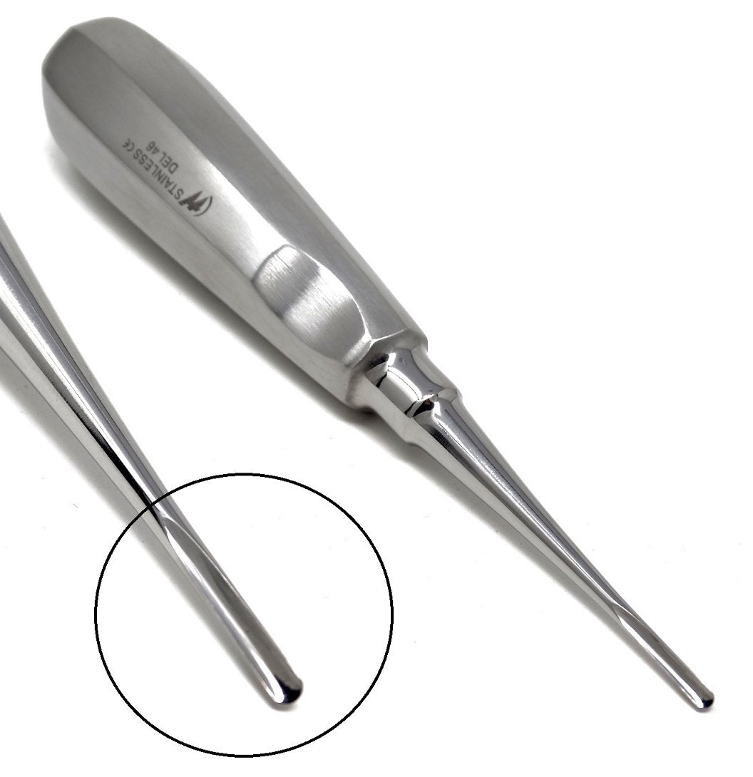 Apical Root Dental Root Tip Elevator DEL-46, Stainless Steel