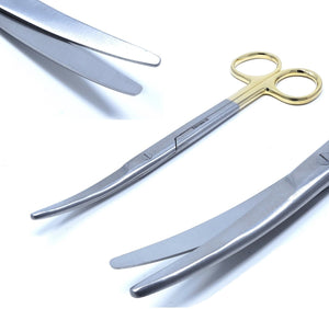 TC Mayo Dissecting Blunt Scissors 9", Curved, Premium Quality Stainless Steel