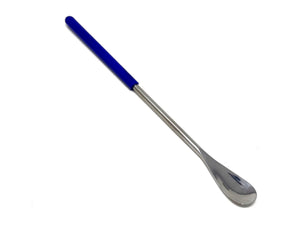 Stainless Steel Micro Lab Flat Spoon Spatula Sampler, with Vinyl Handle 8" ( 20 cm)