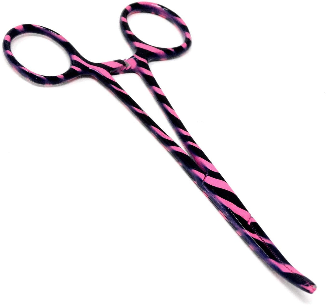 Pink & Black Zebra Pattern Mosquito Hemostat Forceps 5