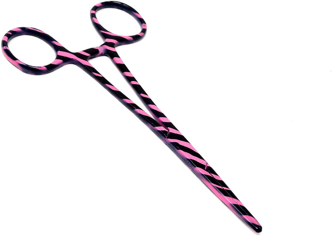 Pink & Black Zebra Pattern Mosquito Hemostat Forceps 5