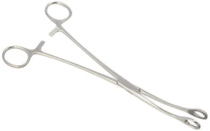 Sponge Holding Forceps 9.5" Curved, Stainless Steel