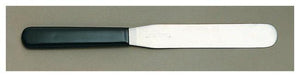 Stainless Steel Lab Spatula with PVC Handle, 5" Blade, 0.88" Blade Width, 9.08" Total Length