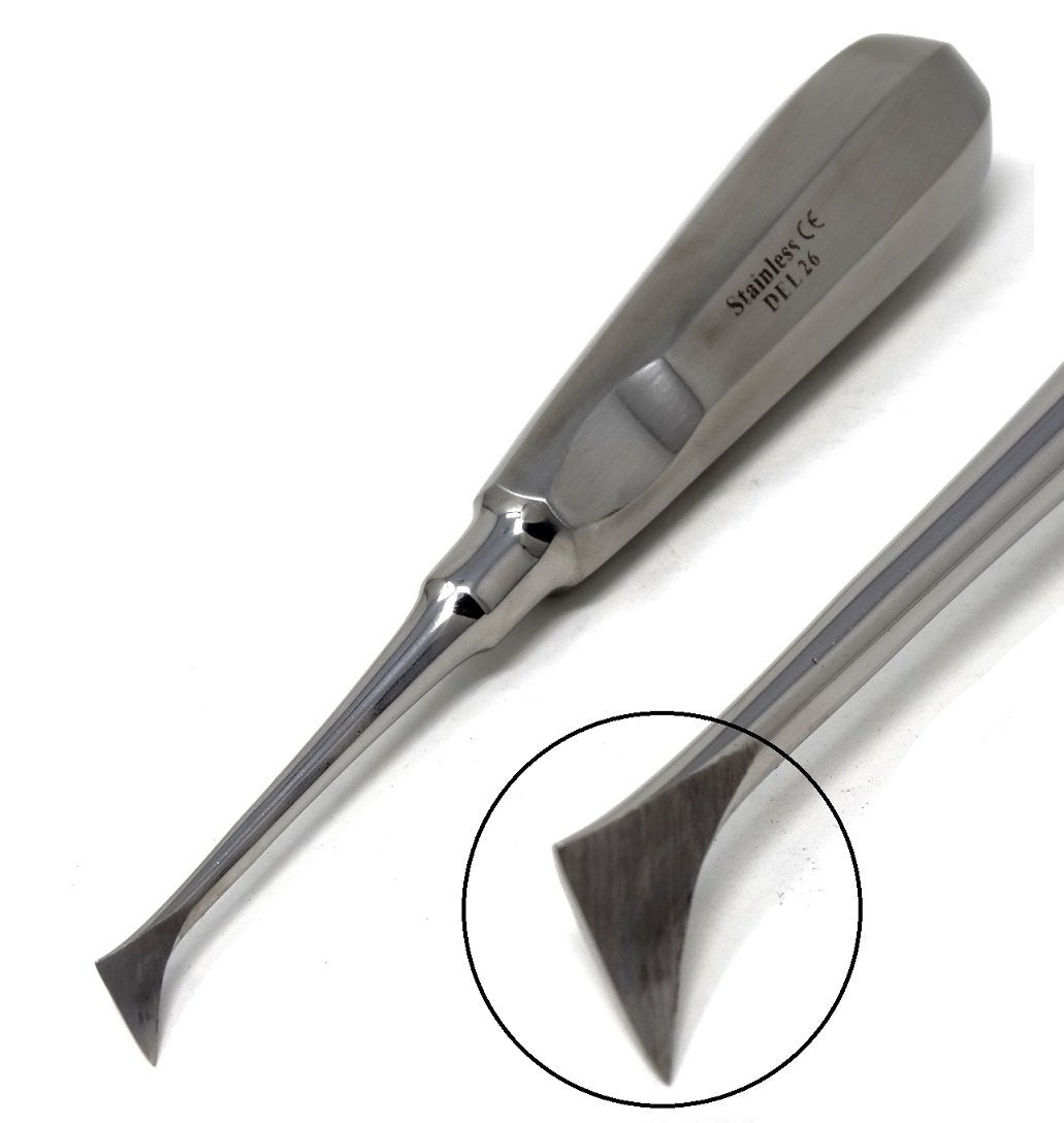 Apical Root Dental Root Tip Elevator DEL-26, Stainless Steel