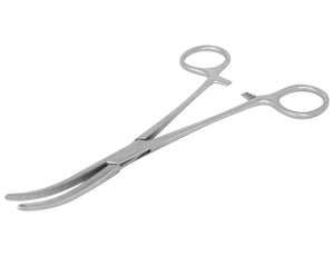 Pean Full Serrated Hemostat Forceps 6.25", Curved, Stainless Steel