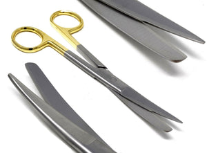 TC Dissecting Scissors, Sharp/Blunt, 5.5", Curved, Premium Quality Stainless Steel