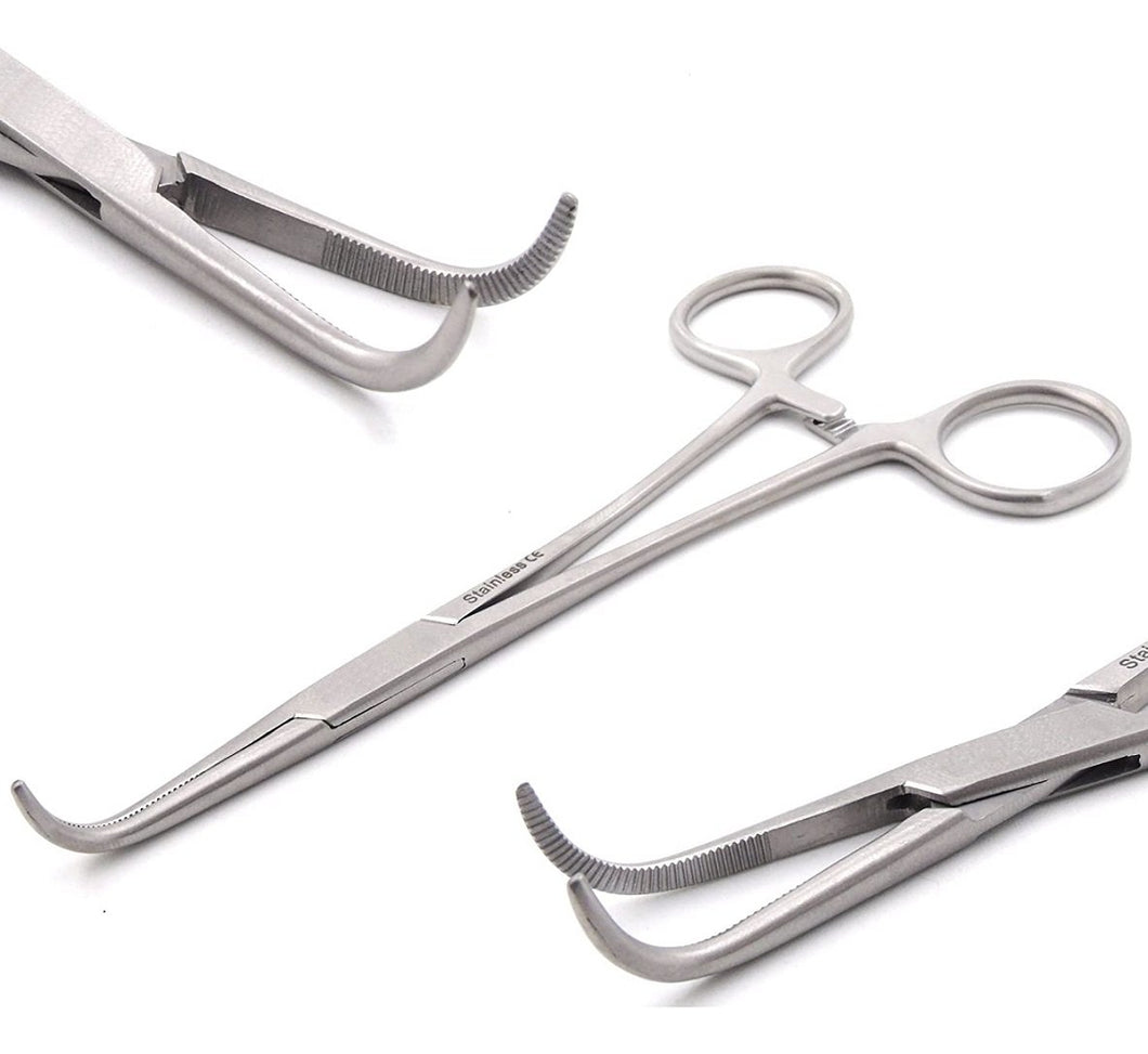 Full Curved 90 Degree Angled Hemostat 6