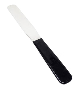 Stainless Steel Lab Spatula with Polyvinylchloride (PVC) Comfort Handle, 5" Blade, 0.88" Blade Width, 9.08" Total Length