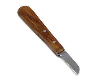 Wooden handle Dental Plaster Alignate Knife #7R, Stainless Steel