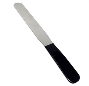 Stainless Steel Lab Spatula with Polyvinylchloride (PVC) Comfort Handle, 8" Blade, 1.25" Blade Width, 12.4" Total Length