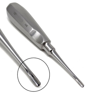 Apical Root Dental Root Tip Elevator DEL-301, Stainless Steel