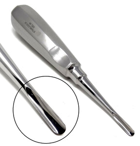 Apical Root Dental Root Tip Elevator DEL-34, Stainless Steel