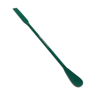 PTFE Coated, Stainless Steel Double Ended Micro Lab Spatula, Square & Flat Spoon End, 9" Length