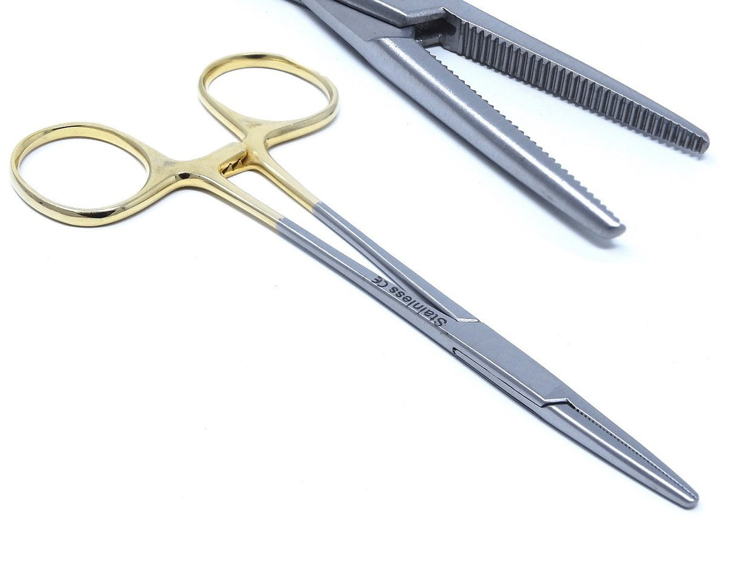 Gold Handle Mosquito Hemostat Forceps 5