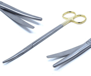 TC Premium Lab Dissecting Metzenbaum Scissors, 7", Curved, Premium Quality Stainless Steel